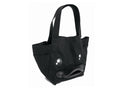 Borsa a mano con becco d'anatra nero