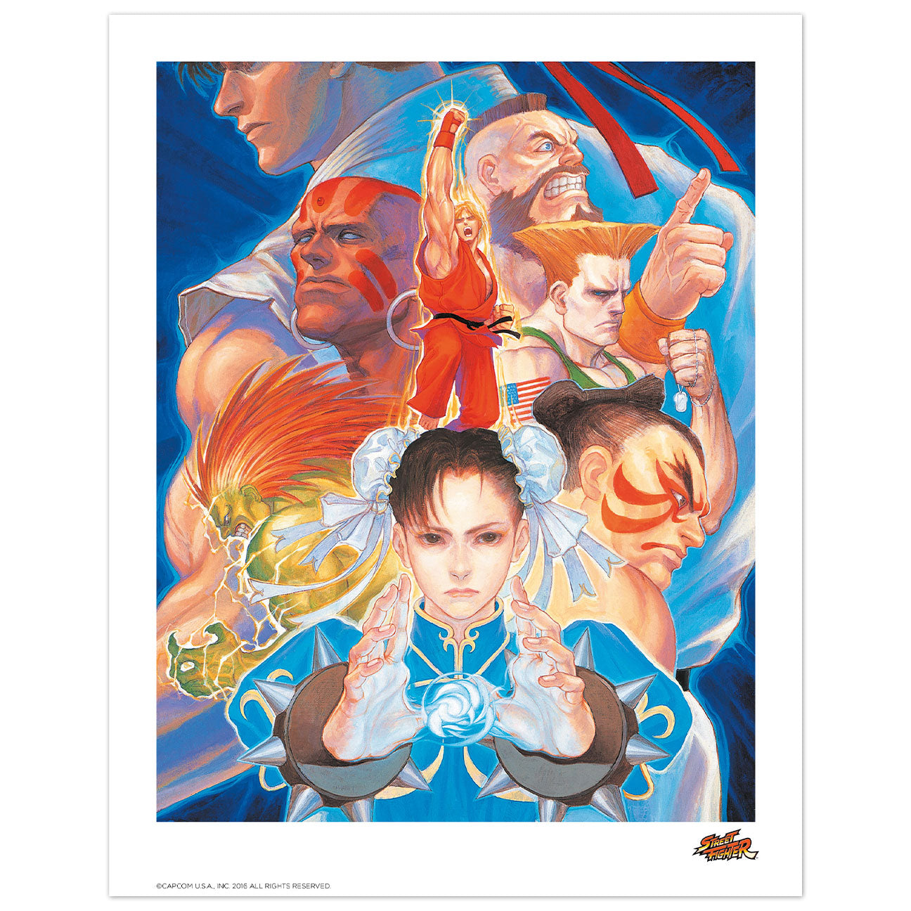 Affiche collector Street Fighter