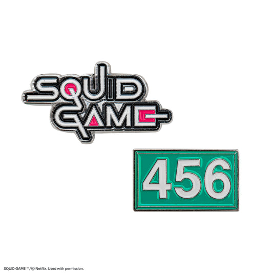 イカゲーム プレイヤー456 ピンズ2個セット