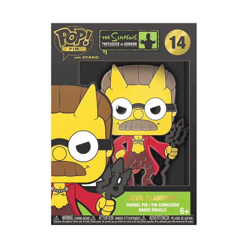 Pop! Spilla Flanders in stile diavolo 