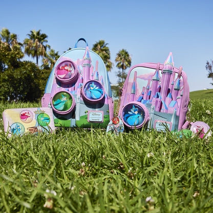 Mochila pequeña de La Bella Durmiente - Castillo de vidrieras