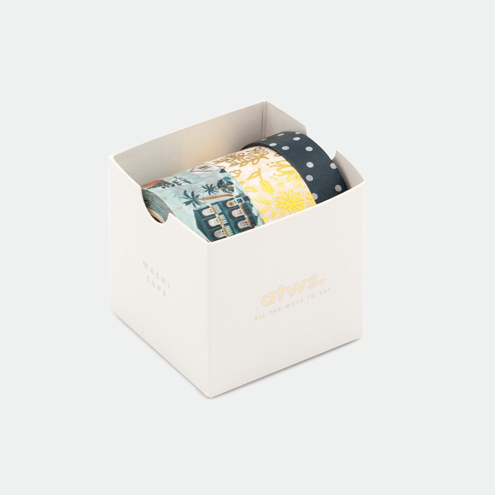 Snowy houses - Washi tapes