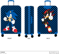 Valise rigide Sonic et Shadow 22 pouces en ABS