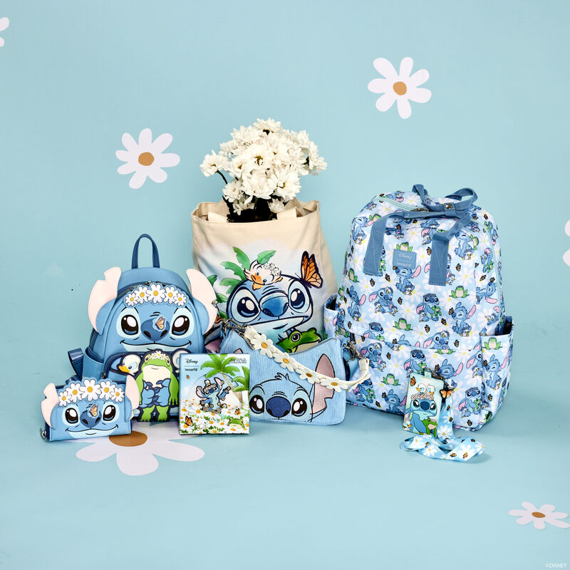 Mini mochila Lilo &amp; Stitch - Stitch Springtime Daisy