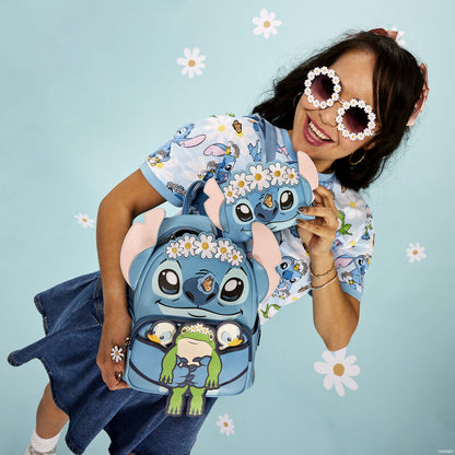 Mini mochila Lilo &amp; Stitch - Stitch Springtime Daisy