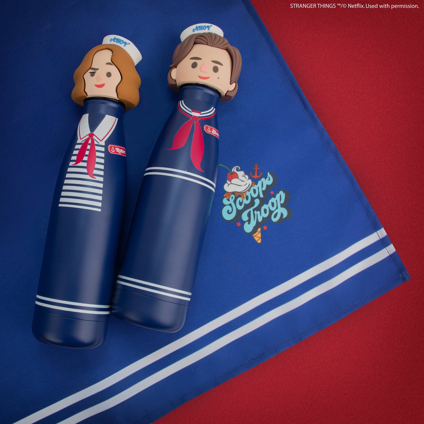 Gourde Sculptée Isotherme Robin Scoops Ahoy