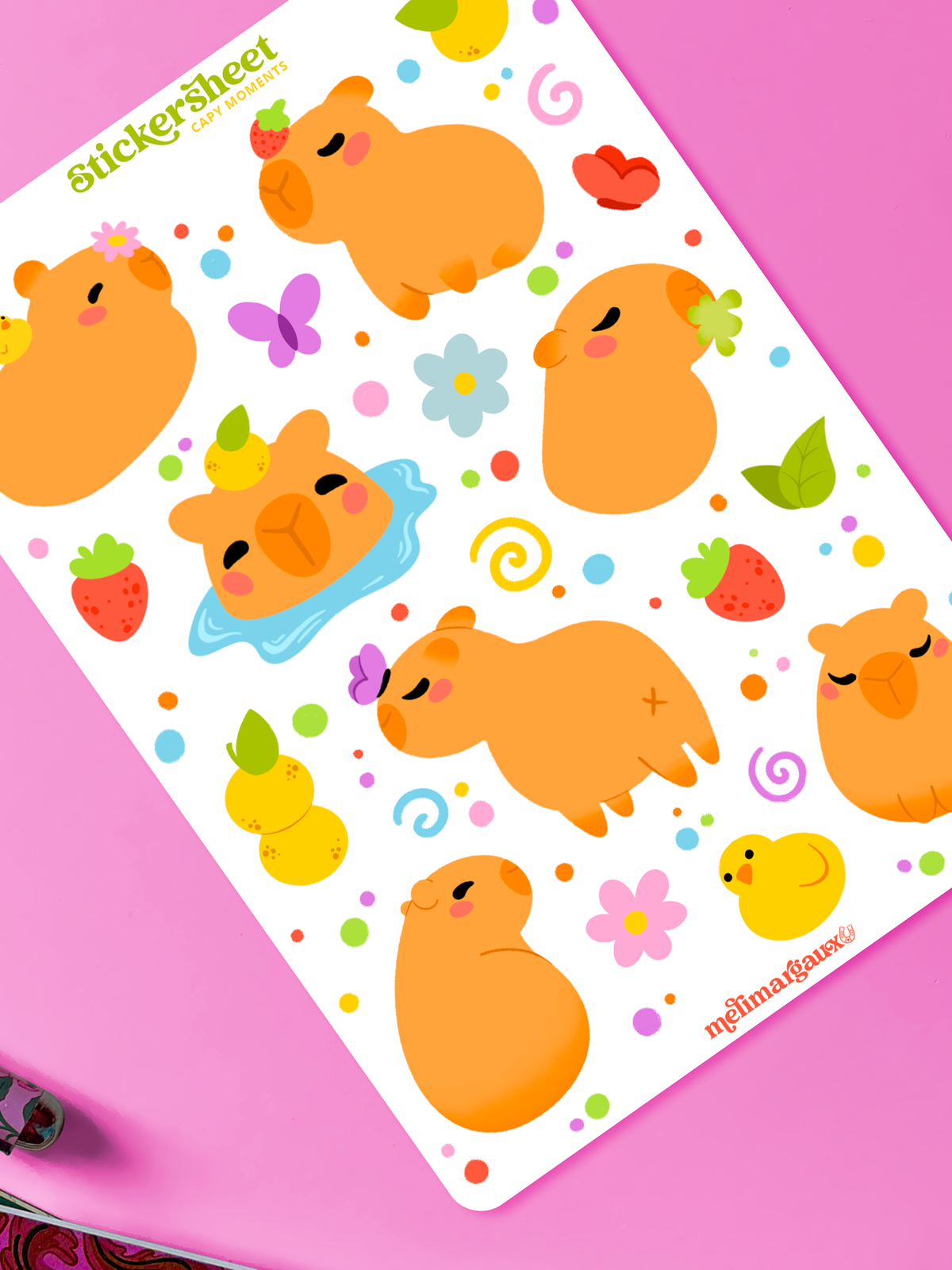 Capy moments | Stickerbogen
