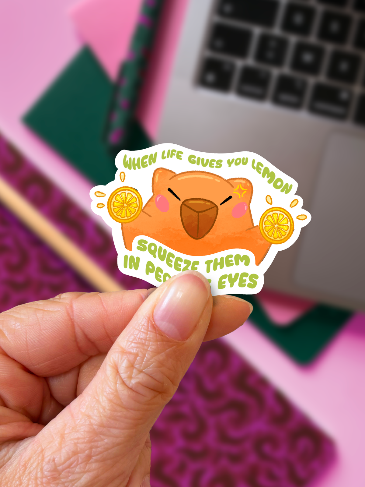When life gives you lemons | Sticker