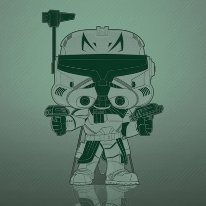 ¡Estallido! Pin del Capitán Rex (brillante) 