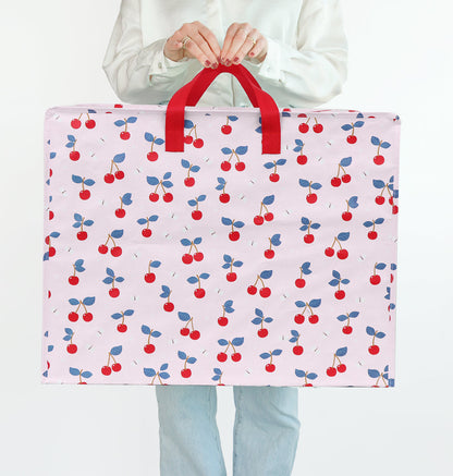 Grand sac de rangement XL - Cerises – vue 2 – A Little Lovely Company