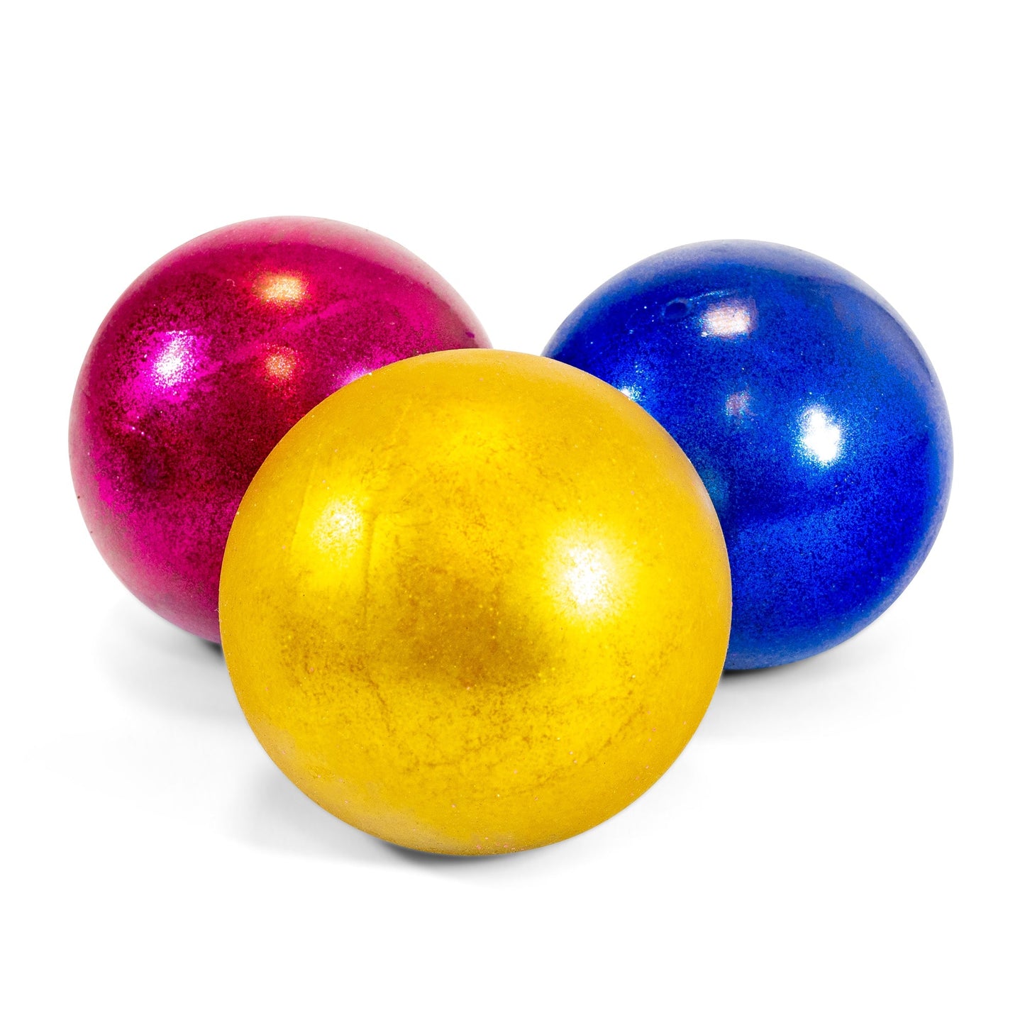 BOULE À AIR LUMINEUX À PAILLETTES DE 10 CM