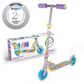 TIE-DYE SCOOTER WITH FLASHING WHEELS