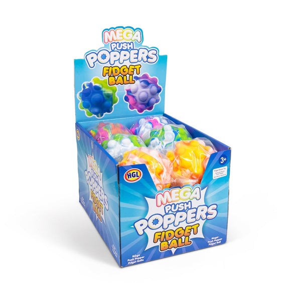Balle anti-stress Mega Push Poppers