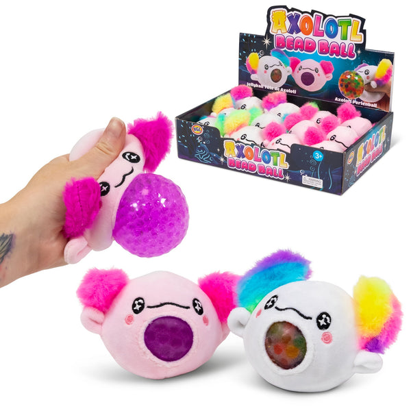 BALLE EN PELUCHE AXOLOTL