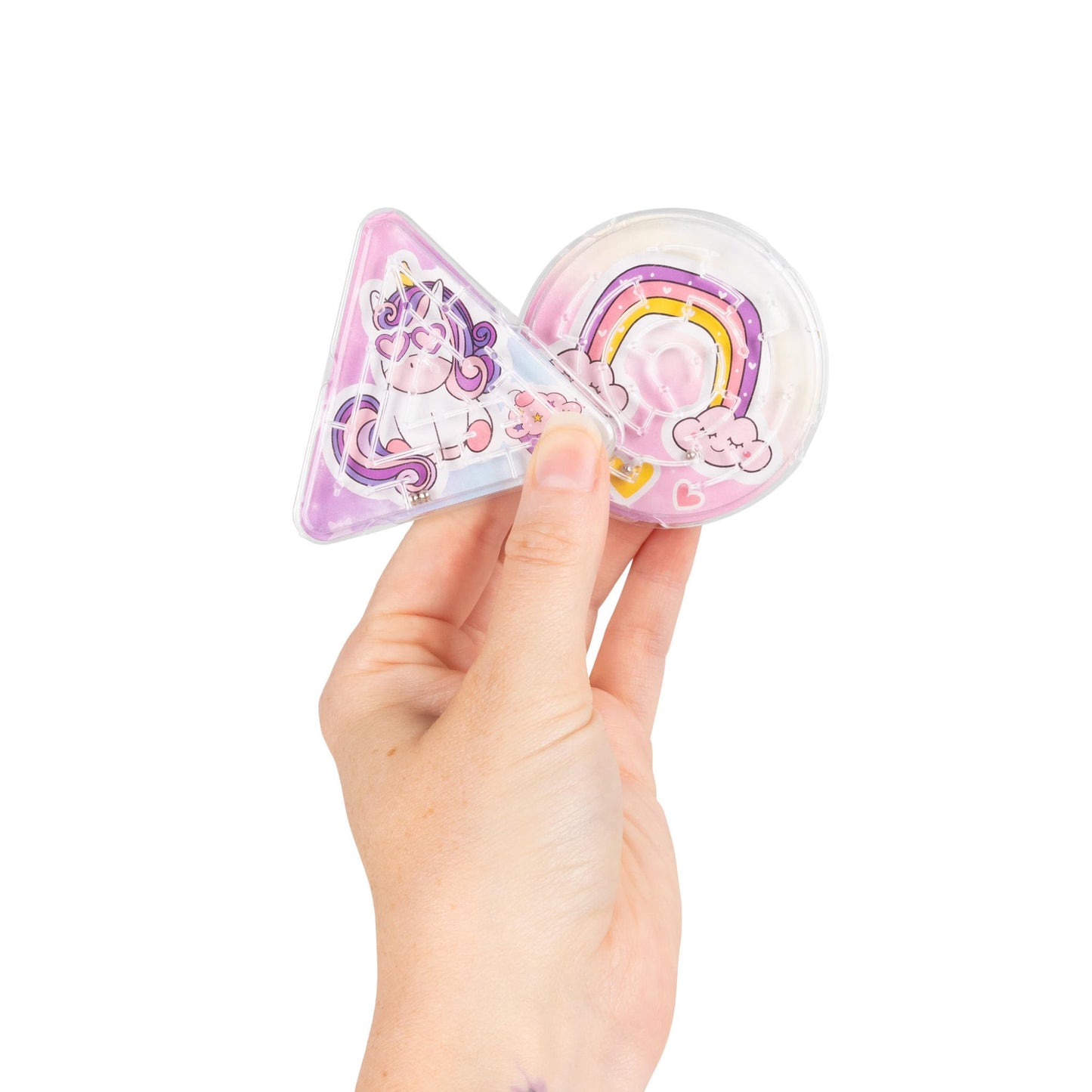 Lot de 6 mini labyrinthes licornes