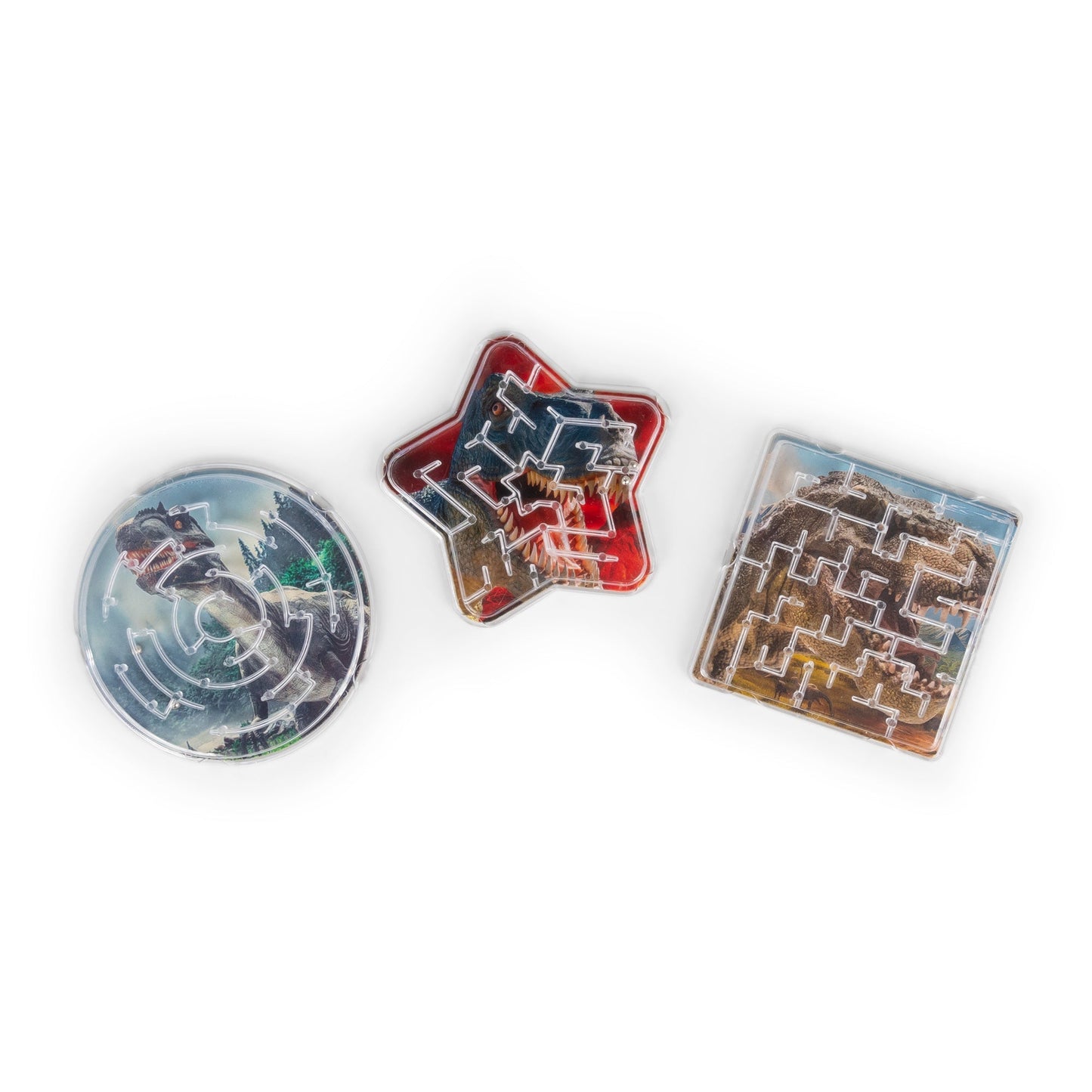 6 MINI LABYRINTHES DINOSAURES