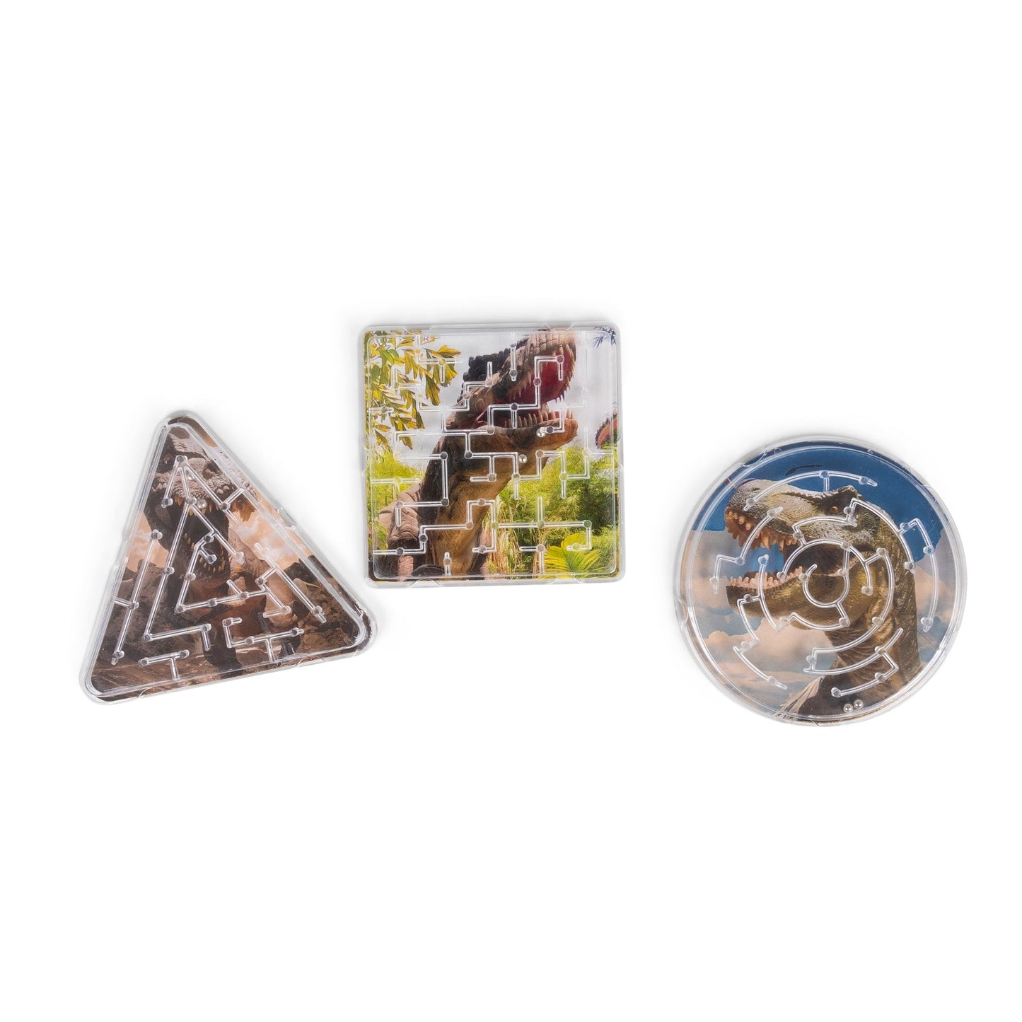 6 MINI LABYRINTHES DINOSAURES