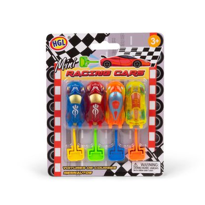 MINI VOITURES DE COURSE 4PK