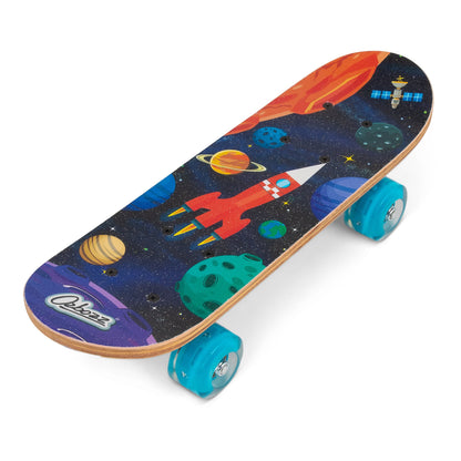 SKATEBOARD SPACE AVEC ROUES CLIGNOTANTES 17 POUCES