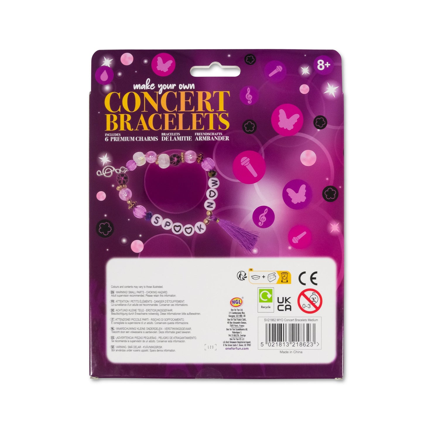 BRACELETS DE CONCERT - ASSORTIMENT MOYEN EN CDU