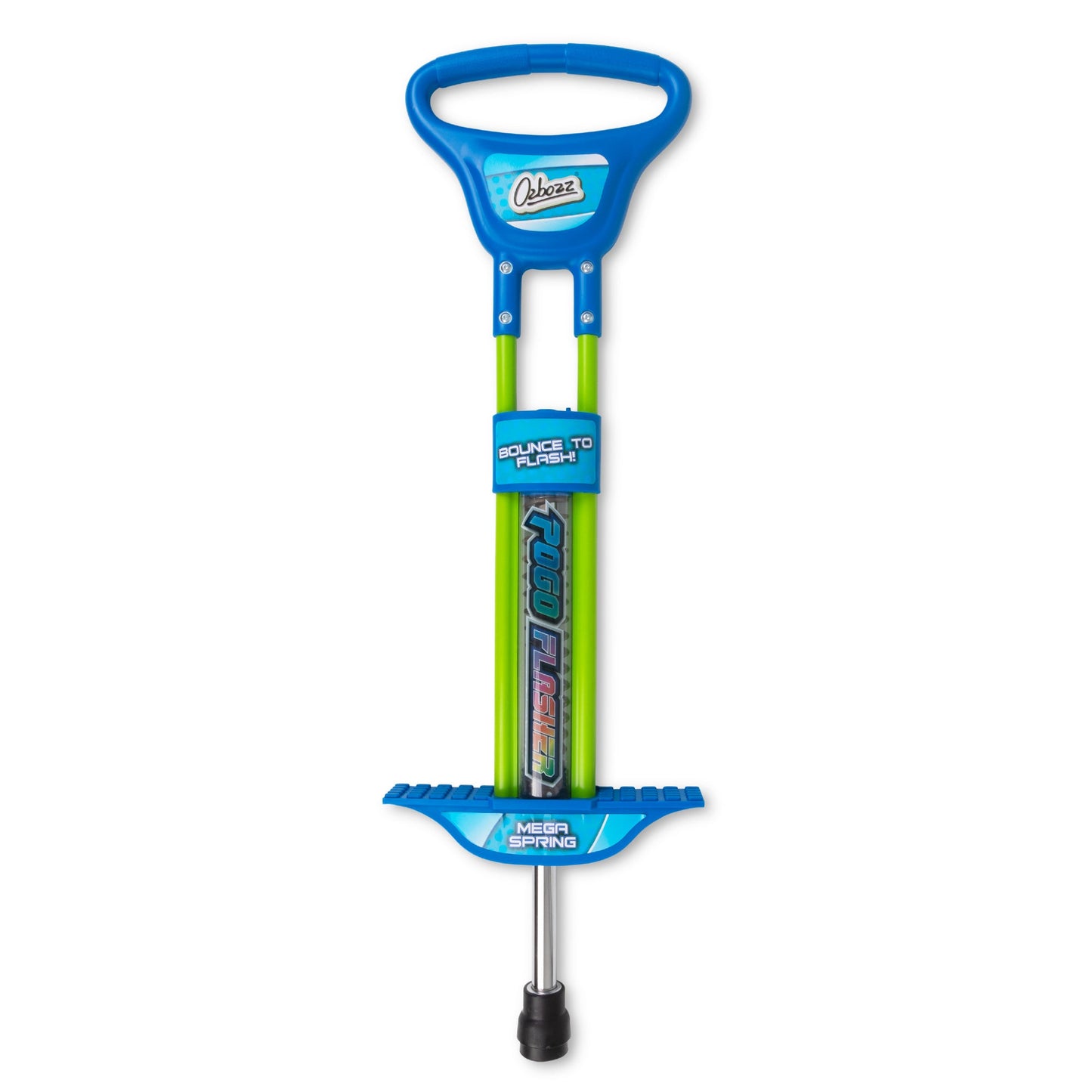POGO STICK LUMINEUX BLEU 89CM