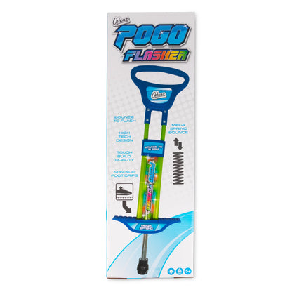 POGO STICK LUMINEUX BLEU 89CM