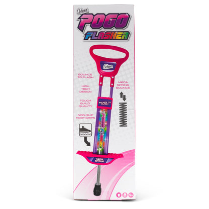 POGO STICK GO LIGHT UP ROSE 89CM