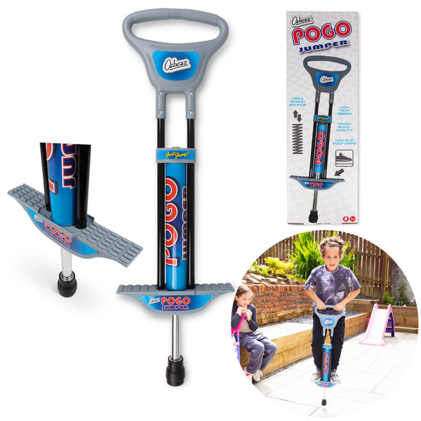 BÂTON POGO NOIR ARGENT 89CM