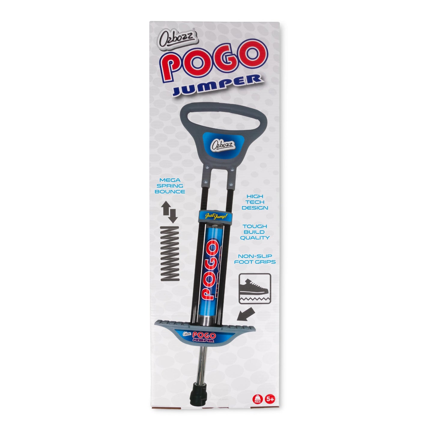 BÂTON POGO NOIR ARGENT 89CM