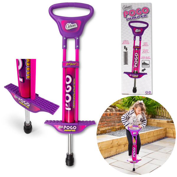 BÂTON POGO ROSE VIOLET 89CM