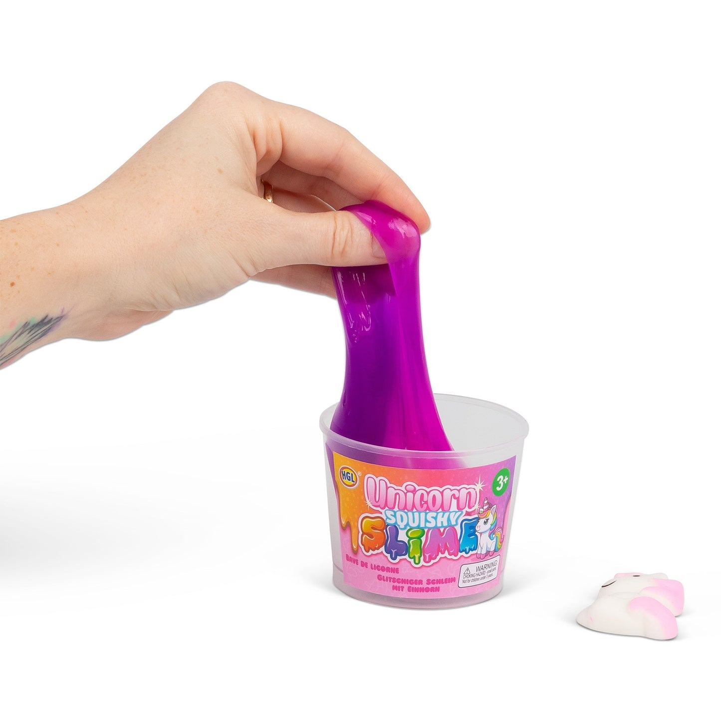 Slime spongieux en forme de licorne