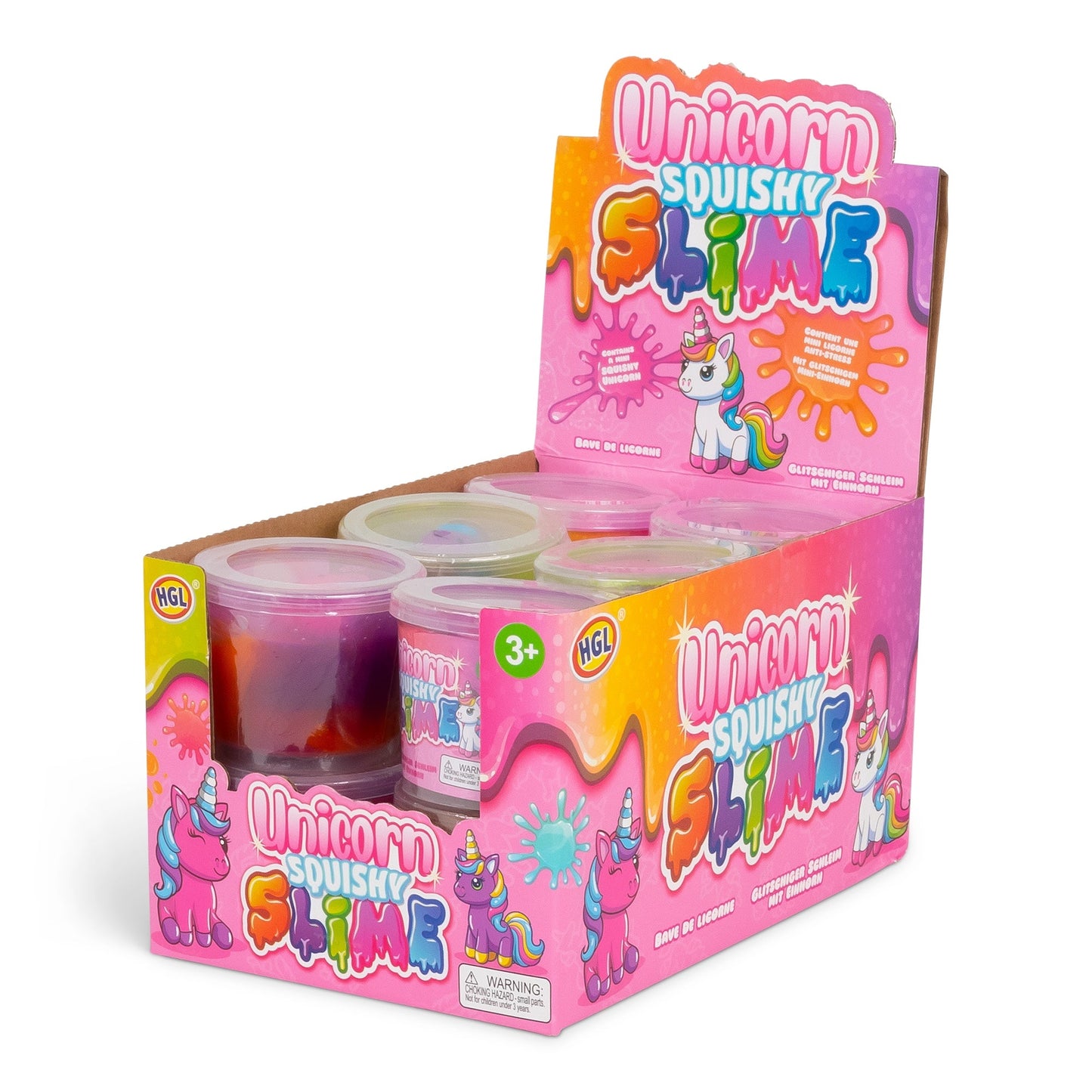 Slime spongieux en forme de licorne