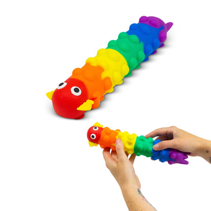 AXOLOTL LUMINEUX À VENTOUSE POUSSE-POUSSOIR GRAND FORMAT