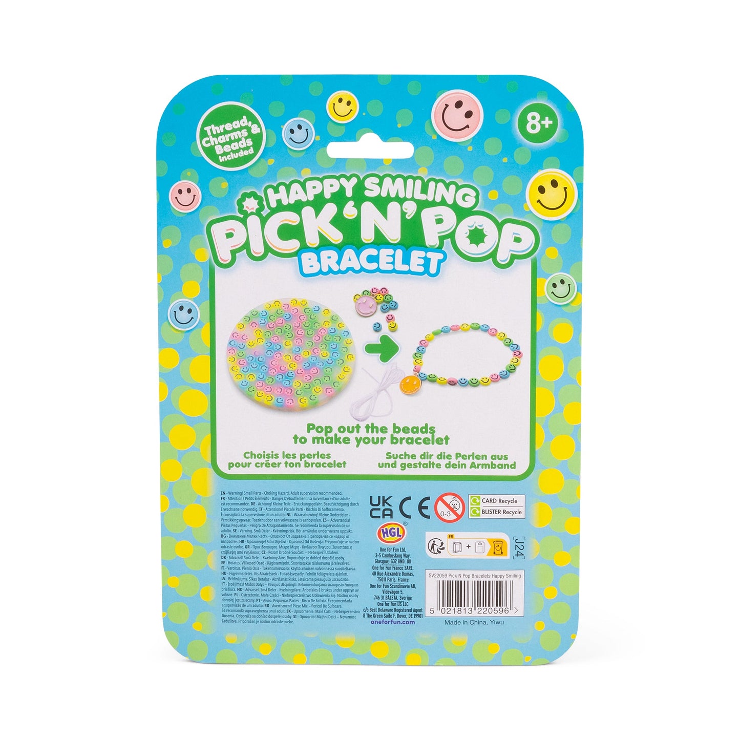Bracelets Pick &amp; Pop Happy Smiley