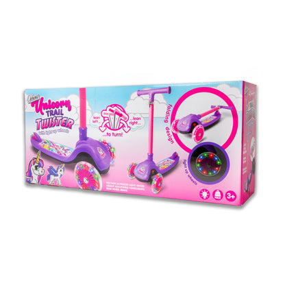 Trottinette lumineuse pliable UNICORN TRAIL TWIST