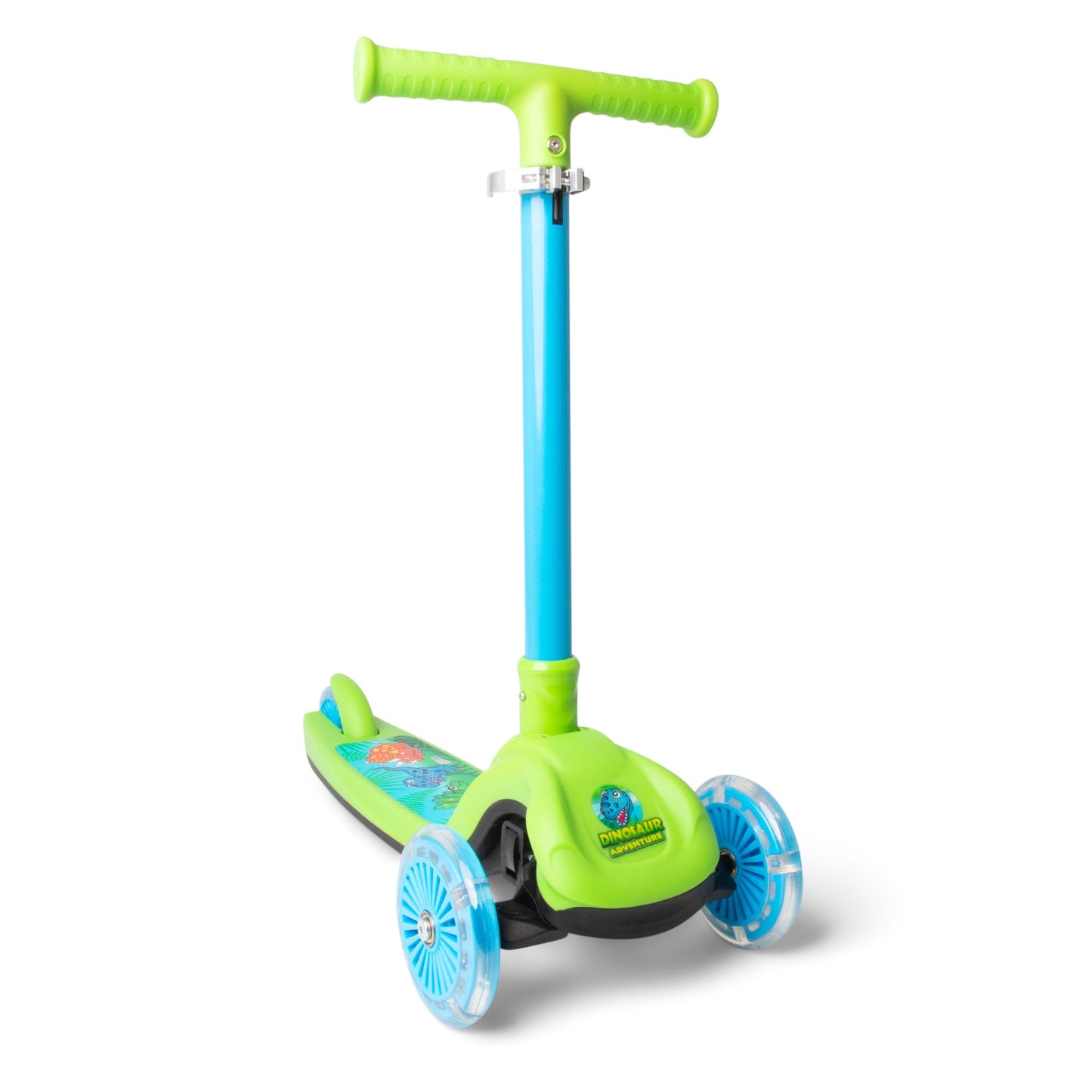 Trottinette lumineuse pliable Dinosaur Trail Twist