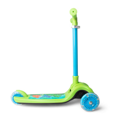Trottinette lumineuse pliable Dinosaur Trail Twist