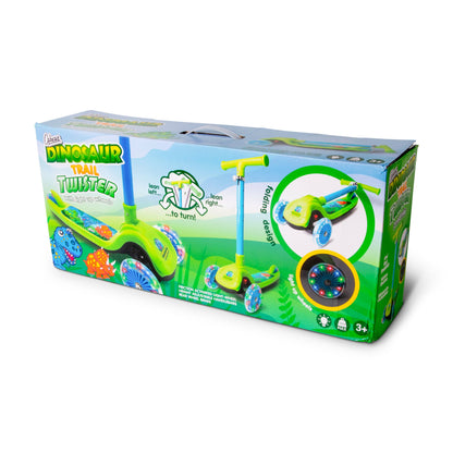 Trottinette lumineuse pliable Dinosaur Trail Twist