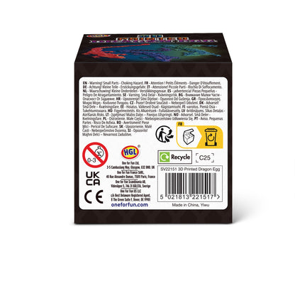 ŒUF DE DRAGON IMPRIMÉ EN 3D