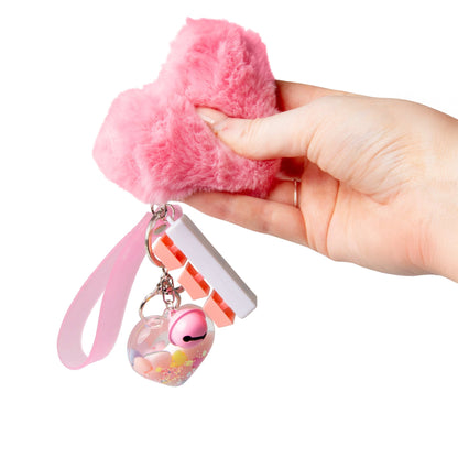 FLUFFY FIDGET KEYCHAINS