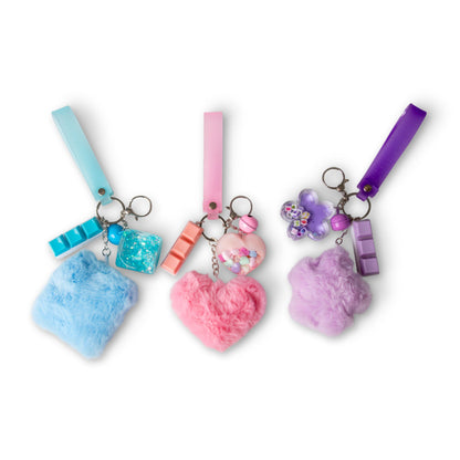 FLUFFY FIDGET KEYCHAINS