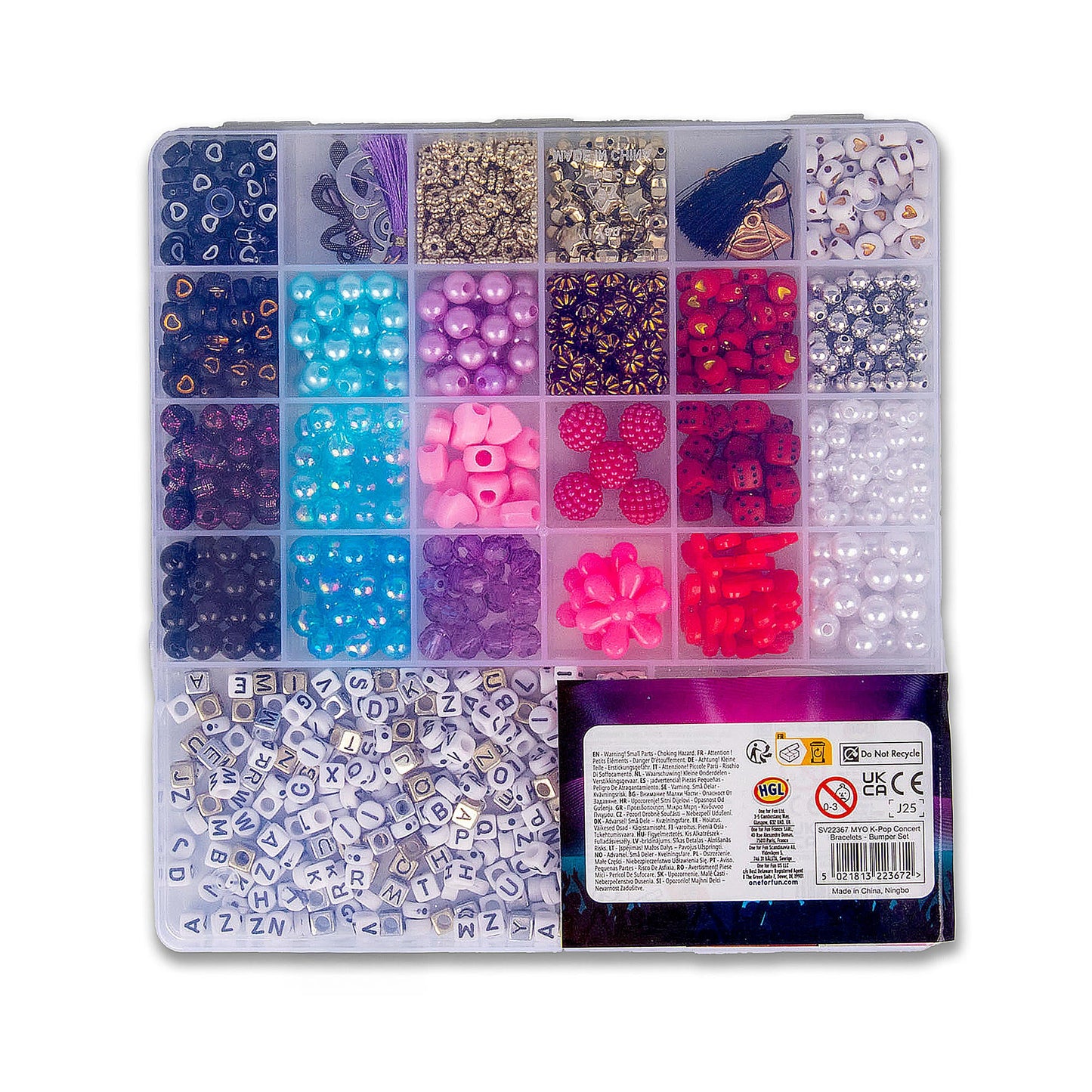 MAKE YOUR OWN K-POP CONCERT BRACELETS - BUMPER SET IN CDU