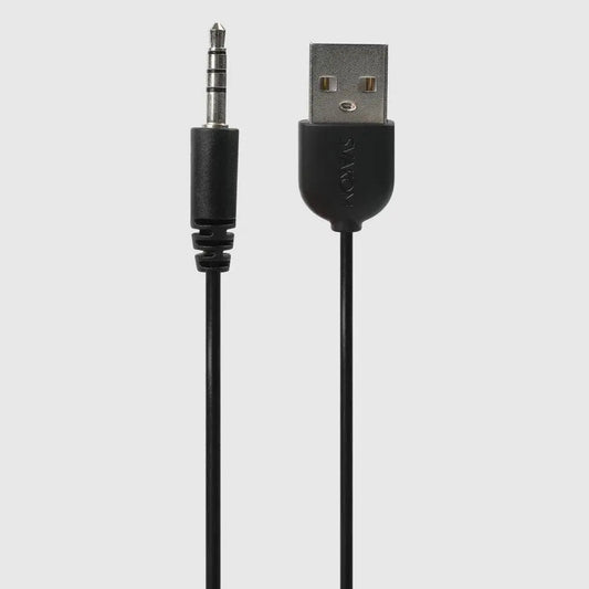 SVAKOM充電器 - USB-A - 3.5mm (ブラック) 充電ケーブル
