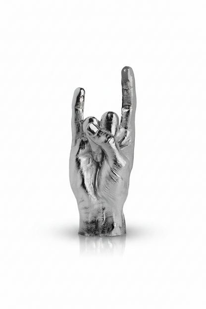 Sculpture Main You Rock - Argenté