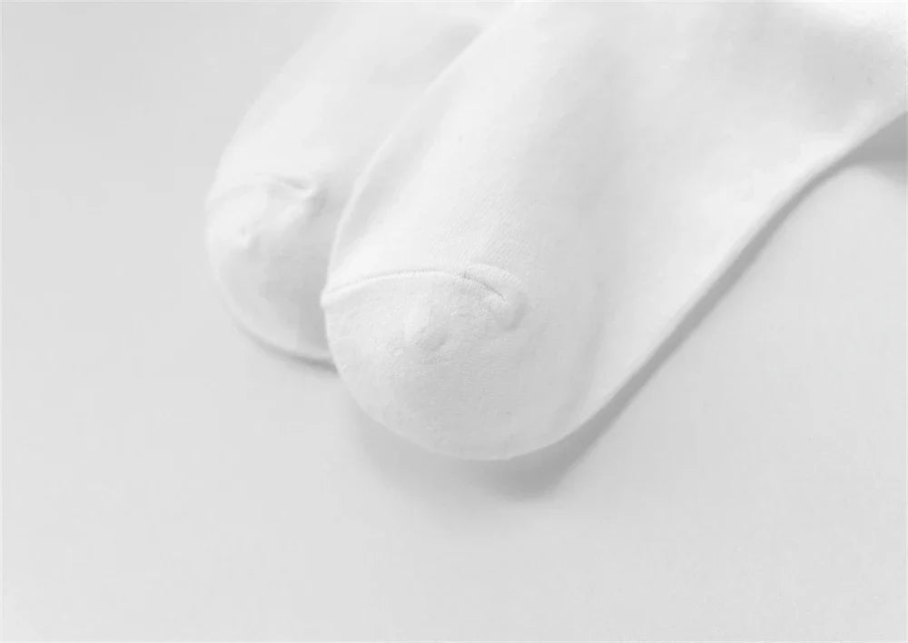 Calcetines bordados con cabeza de pato