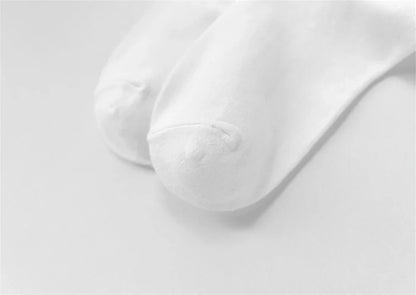 Calcetines bordados con cabeza de pato