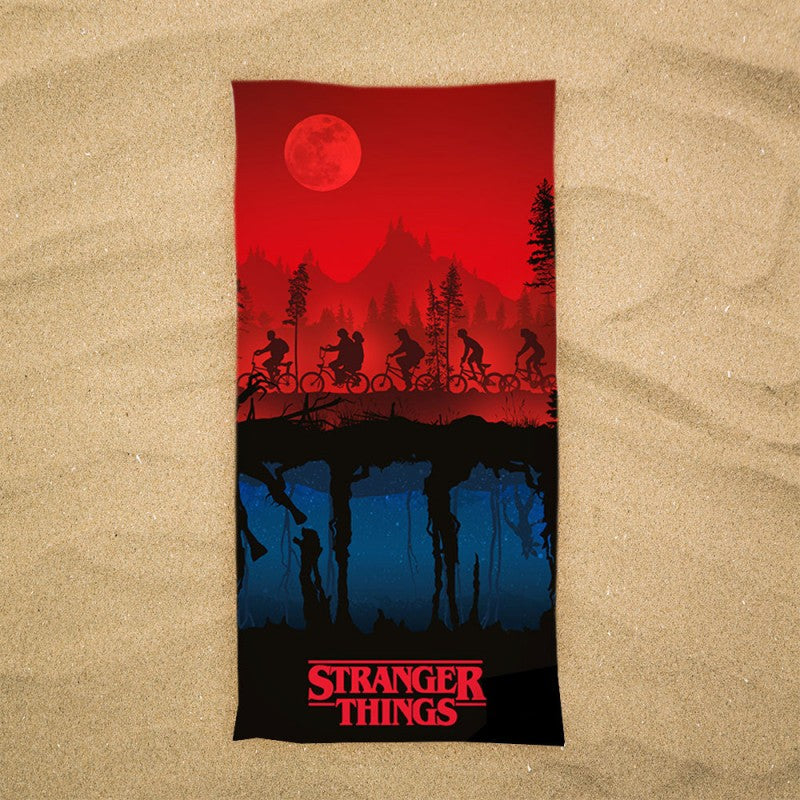 Stranger Things Beach Towel