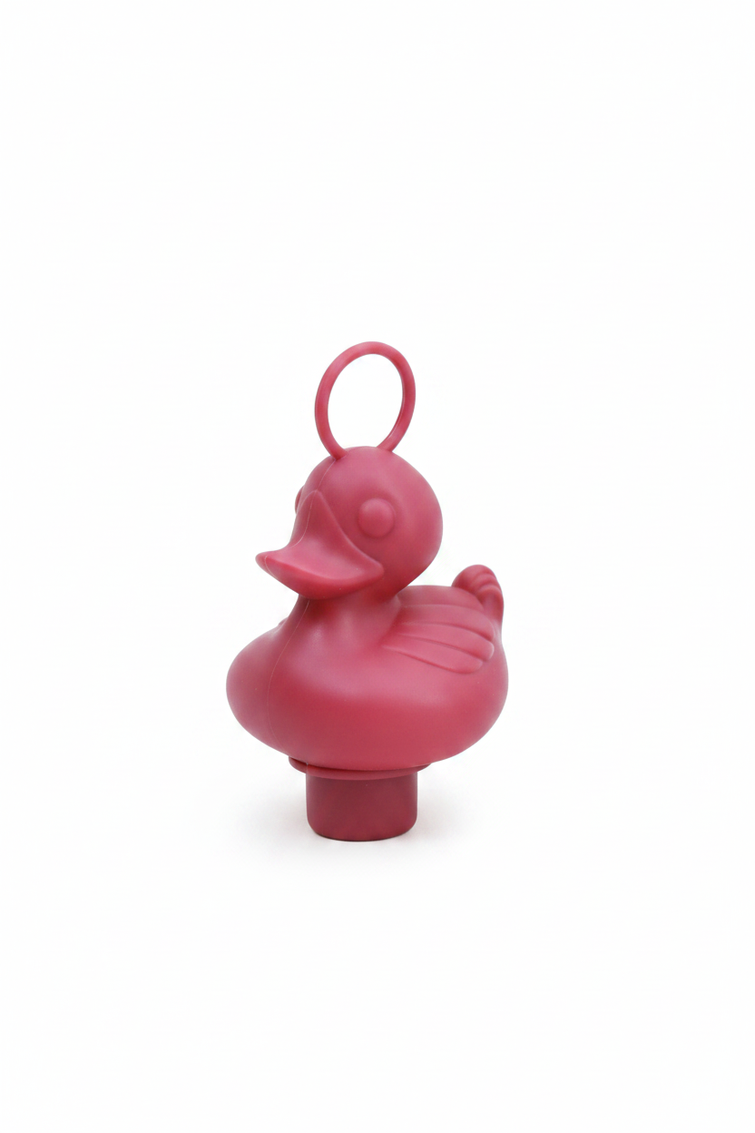 Pato de pesca de pato - Coral