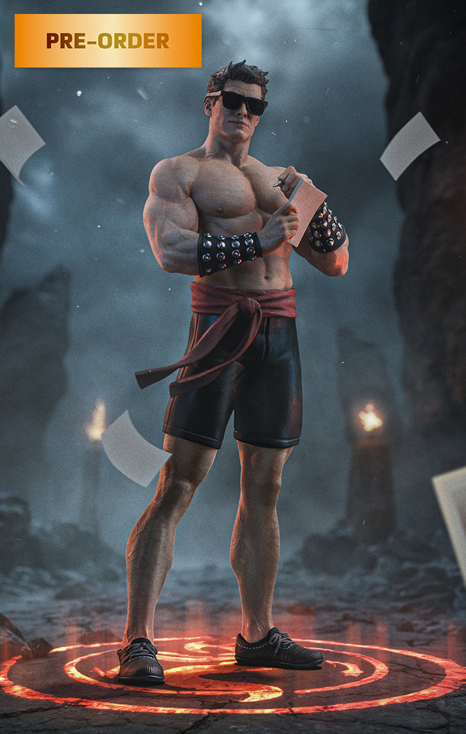 Pre-Order - Johnny Cage Statue - Mortal Kombat - Art Scale 1/10 - Iron Studios