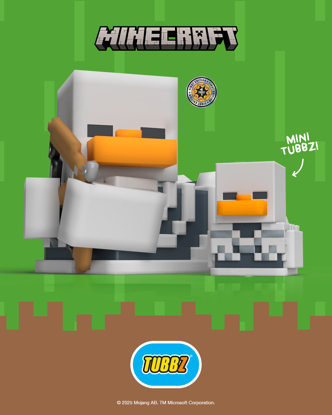 minecraft skeleton tubbz mini edition